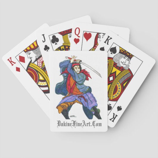 Samurai Pokerkaarten (Achterkant)