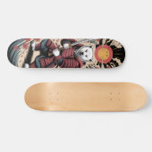 Samurai Polar Bear warrior Skateboard (Horizontaal)