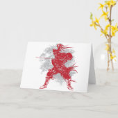 Samurai Pose Kaart (Gele Bloem)