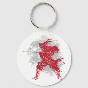Samurai Pose Sleutelhanger