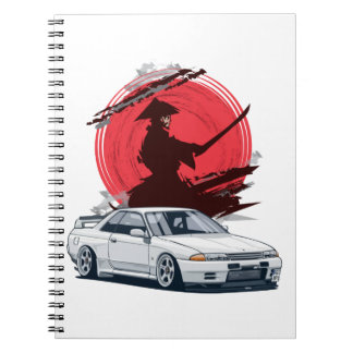 Samurai R32 Japanse auto Notitieboek
