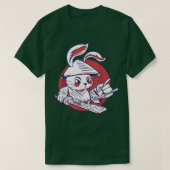 Samurai Rabbit Making Sushi T-shirt (Design voorkant)