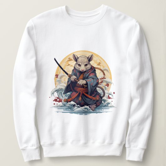 Samurai Rat Dames Hoodies & Sweatshirts (Design voorkant)