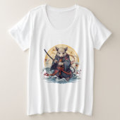 Samurai Rat Dames T-Shirts (Design voorkant)