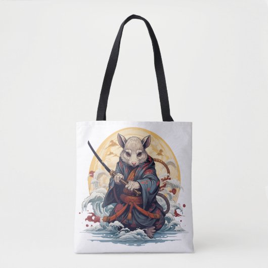Samurai Rat Dames Tote Tassen (Voorkant)
