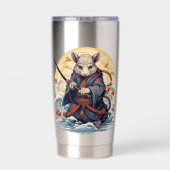 Samurai Rat  Geïsoleerde Drinkbeker (Achterkant)
