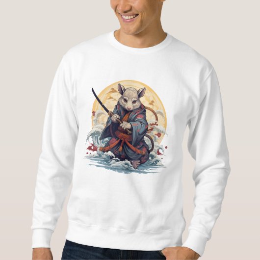 Samurai Rat Heren Hoodies & Sweatshirts (Voorkant)