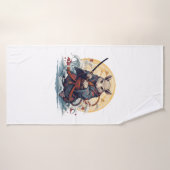 Samurai Rat krijger Badhanddoek (Badhanddoek)