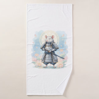 Samurai Rat krijger Badhanddoek