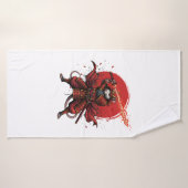 Samurai Rat krijger Badhanddoek (Badhanddoek)