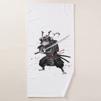 Samurai Rat krijger Badhanddoek