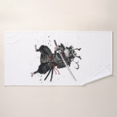 Samurai Rat krijger Badhanddoek (Badhanddoek)
