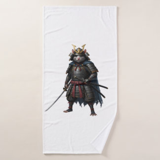 Samurai Rat krijger Badhanddoek