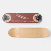 Samurai rat krijger Skateboard (Horizontaal)