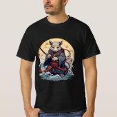 Samurai Rat Men's T-Shirts (Voorkant)
