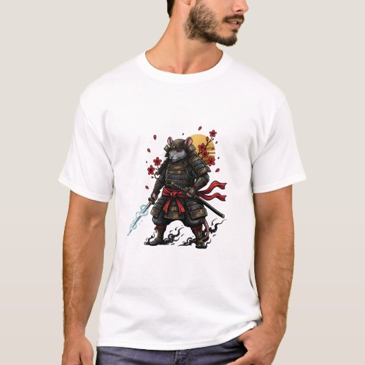 Samurai Rat Men's T-Shirts (Voorkant)