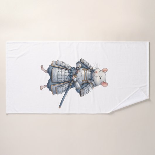  Samurai Rat warrior  Badhanddoek (Badhanddoek)