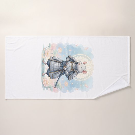  Samurai Rat warrior  Badhanddoek (Badhanddoek)