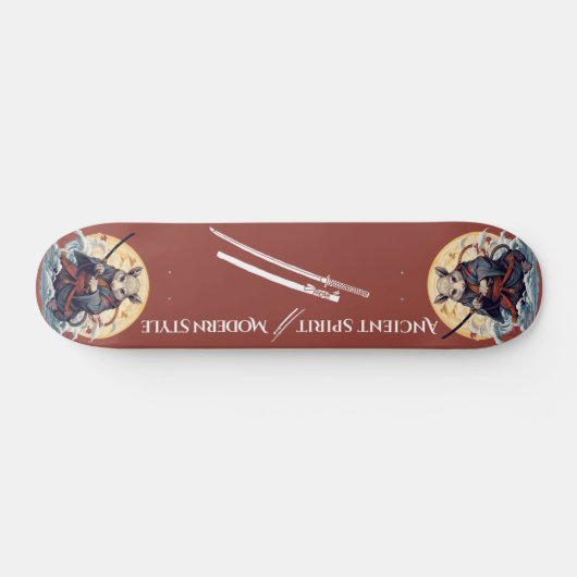 Samurai rat warrior Skateboard (Horizontaal)