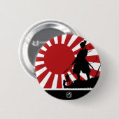 Samurai Ronde Button 5,7 Cm (Voorkant /achterkant)