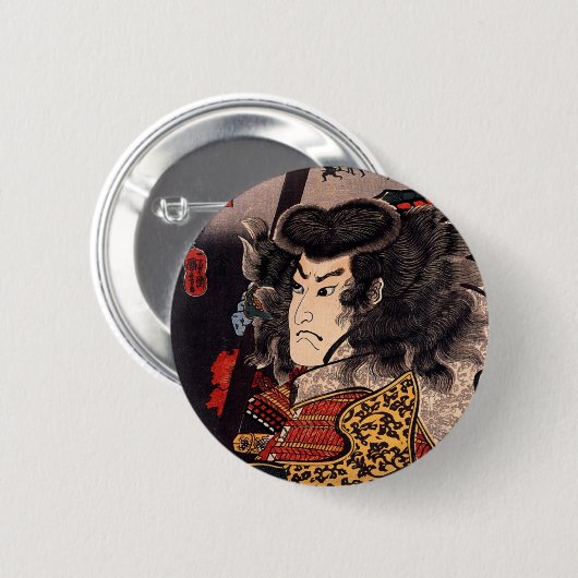 Samurai Ronde Button 5,7 Cm (Voorkant /achterkant)