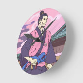 samurai ronde klok (Hoek)