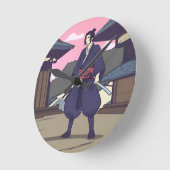 samurai ronde klok (Hoek)