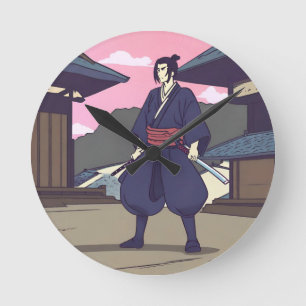 samurai ronde klok