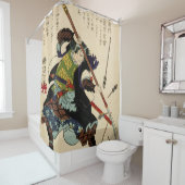 Samurai Ronin by Tsukioka Yoshitoshi 1869 Douchegordijn (In situ)