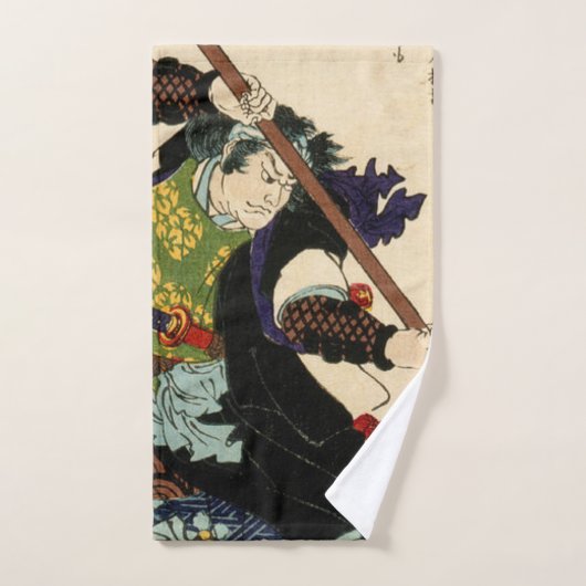 Samurai Ronin by Tsukioka Yoshitoshi 1869 Handdoek (Handdoek)