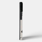 Samurai Ronin: Zwart & Wit Inkt Case (Achterkant / Rechts)