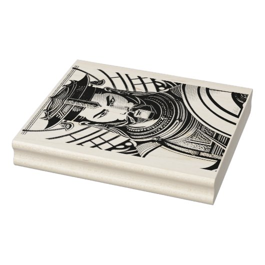 Samurai Rubberstempel (Stempel)