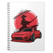 Samurai RX7 Japanse auto Notitieboek (Voorkant)