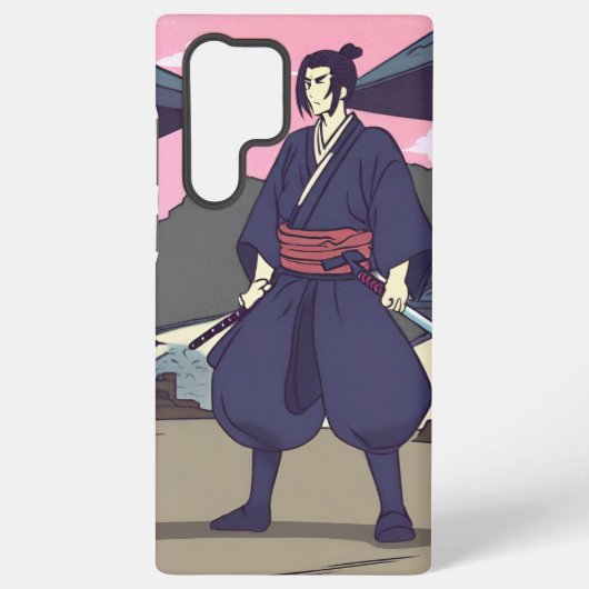 samurai samsung galaxy hoesje (Achterkant)