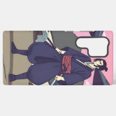 samurai samsung galaxy hoesje (Achterkant horizontaal)