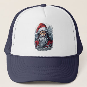 Samurai Santa Warrior Kerstkunstcadeau Trucker Pet