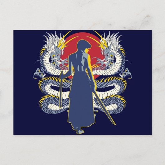 Samurai Seven Briefkaart (Voorkant)