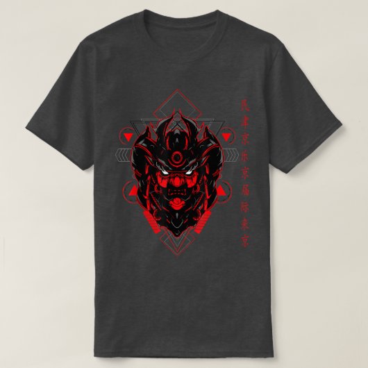 Samurai shinigami-krijger t-shirt (Design voorkant)