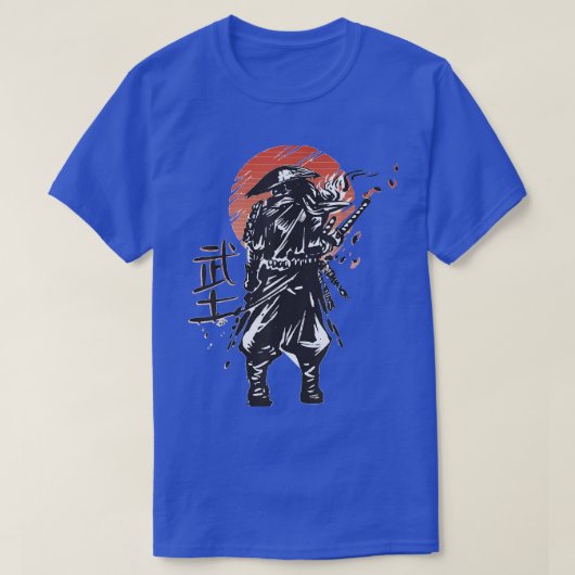 Samurai Shirt Sword Fighter Japans martial Arts (Design voorkant)