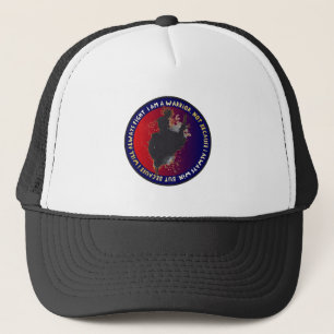 Samurai Silhouette - Japanse Krijger Citaten Trucker Pet