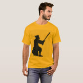 samurai sillouette t-shirt (Voorkant volledig)