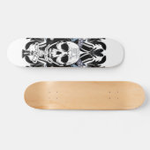 Samurai Skull Origineel ontwerpskateboard Dek Persoonlijk Skateboard (Horizontaal)