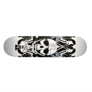 Samurai Skull Origineel ontwerpskateboard Dek Persoonlijk Skateboard