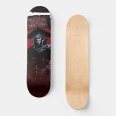 Samurai Skull Persoonlijk Skateboard (Voorkant)