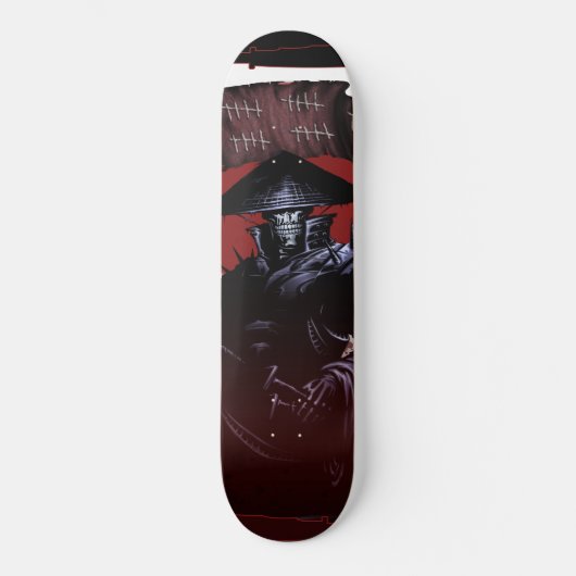 Samurai Skull Persoonlijk Skateboard (Voorkant)
