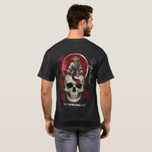 Samurai Skull T-Shirt – Donkere Japanse krijger en