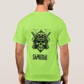 Samurai Skull Warrior - T-shirt van Bold Man (Achterkant)