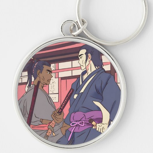 samurai sleutelhanger (Voorkant)