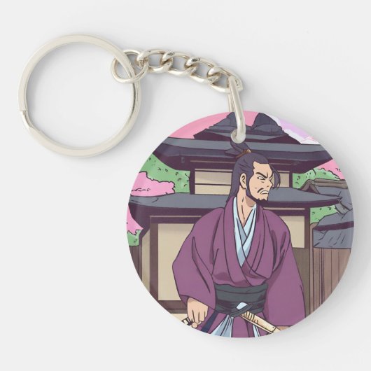 samurai sleutelhanger (Voorkant)