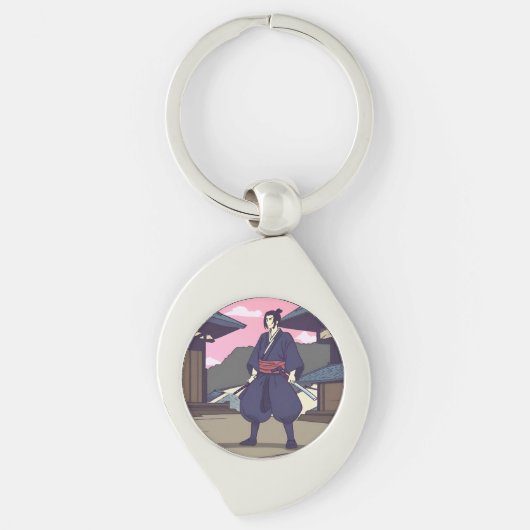 samurai sleutelhanger (Voorkant)